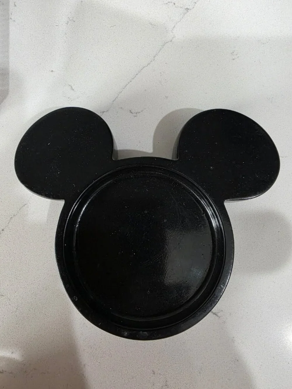 Disney Mickey Mouse Black Trinket Dish Catchall Tray Home Decor
